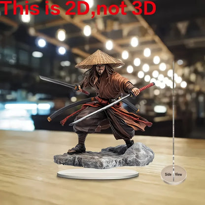 1pcs Samurai Desktop Decoration Statues - Traditional Martial Arts Warrior Decoration, Home Decoration, Office Desk Decoration