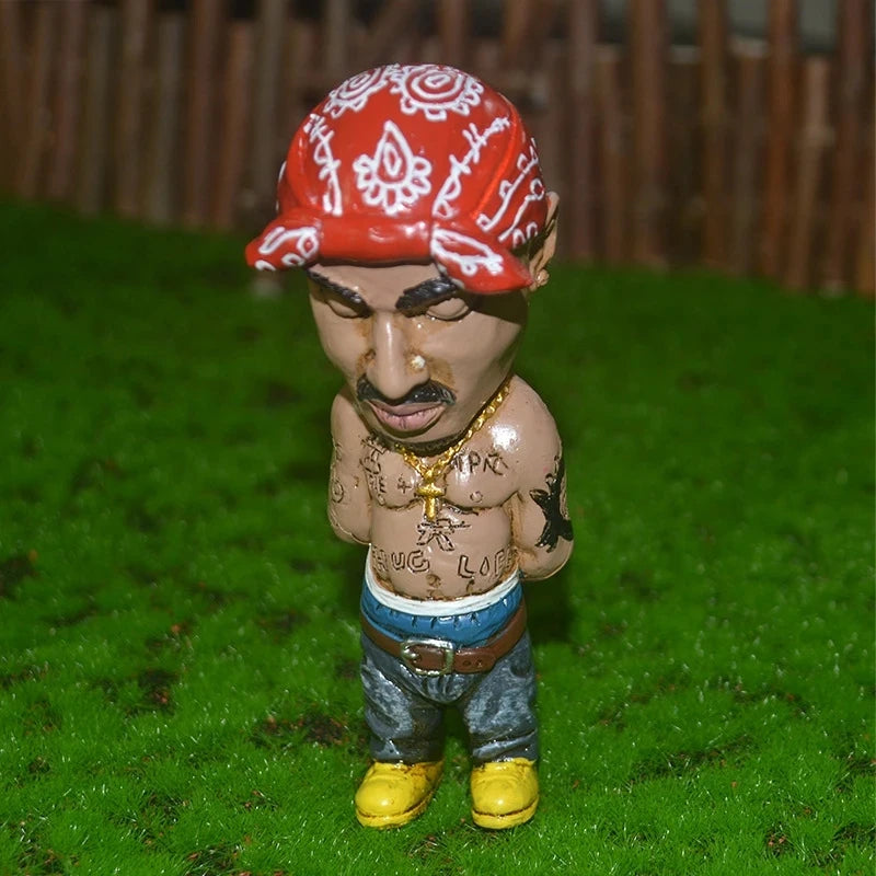 1 Pcs Hip Hop Legend Commemorative Resin Ornaments Home Decoration Memorial Statue Crafts Characters Sculptures and Figurines