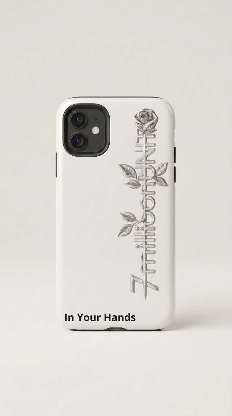 Título: 7millioonUNIT "In Your Hands" Phone Case